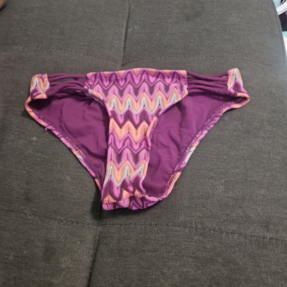 Purple Chevron Bikini Bottoms